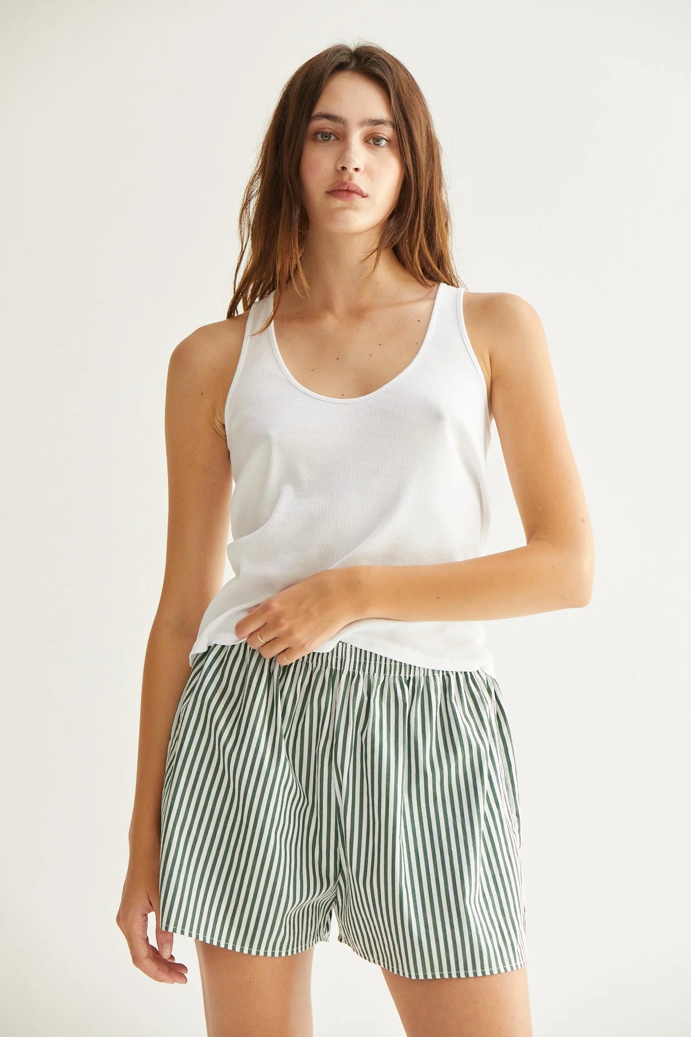 Asher LA Solei Stripe Shorts