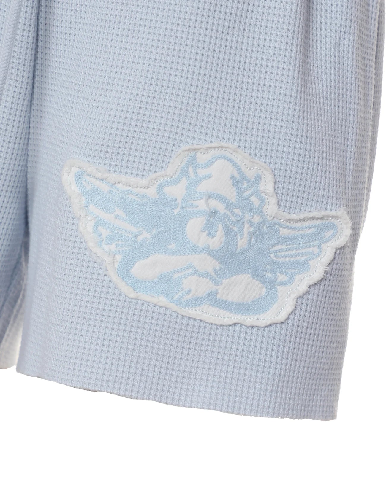 Boys Lie Aura Let Love Guide My Way Basic Shorts- Blue