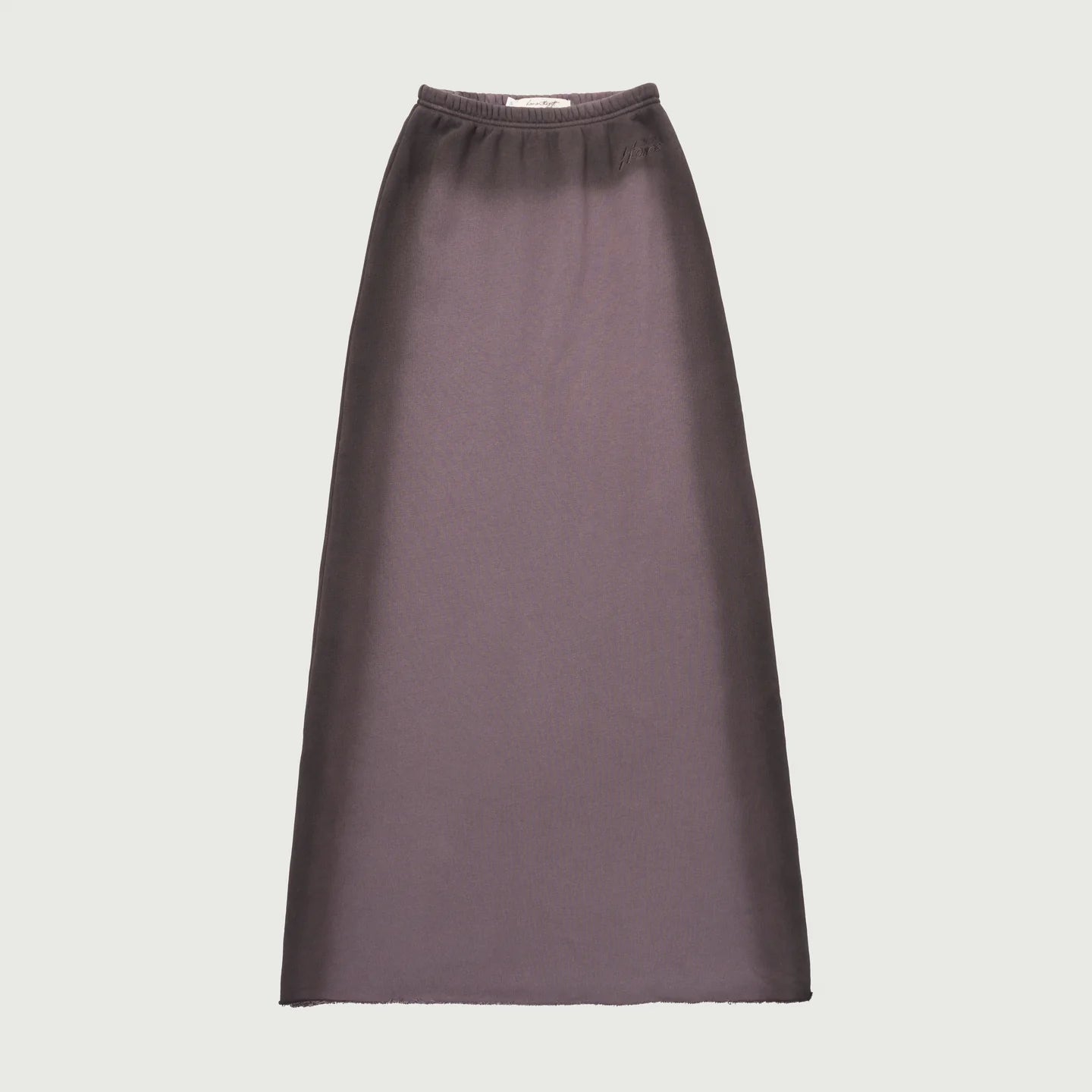 Honor The Gift Spray Fleece Maxi Skirt- Black
