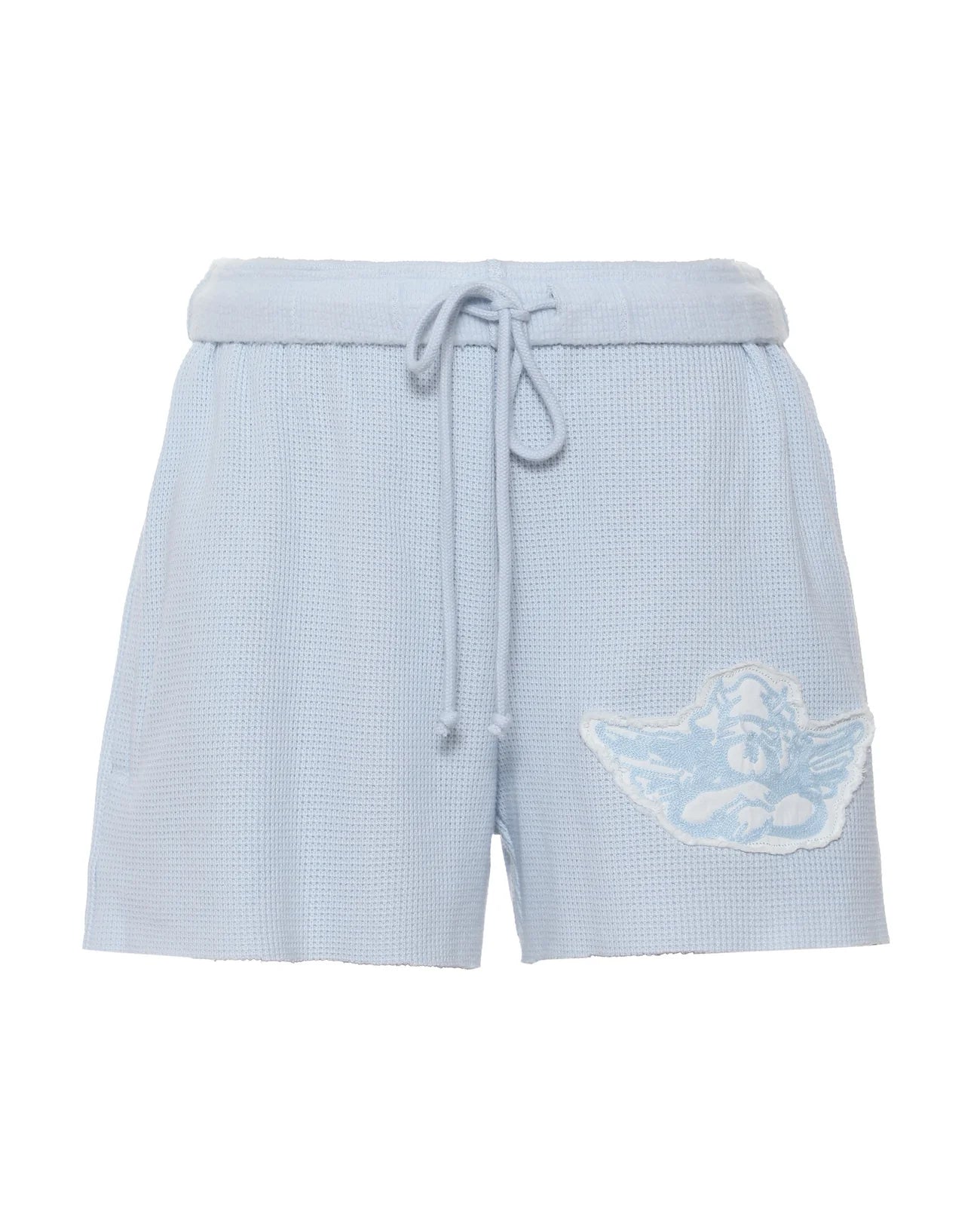Boys Lie Aura Let Love Guide My Way Basic Shorts- Blue