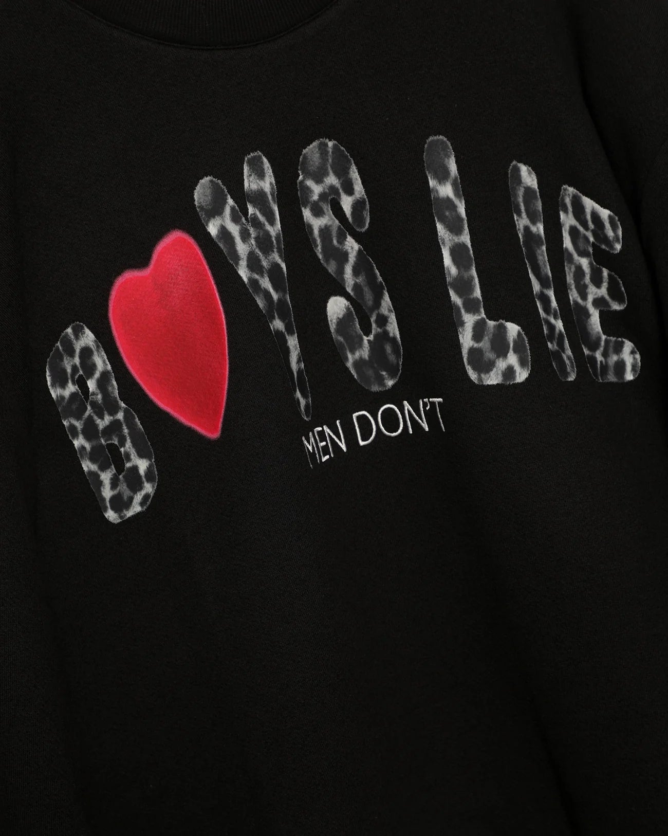 Boys Lie Black Caitlyn Coded Kara Crewneck