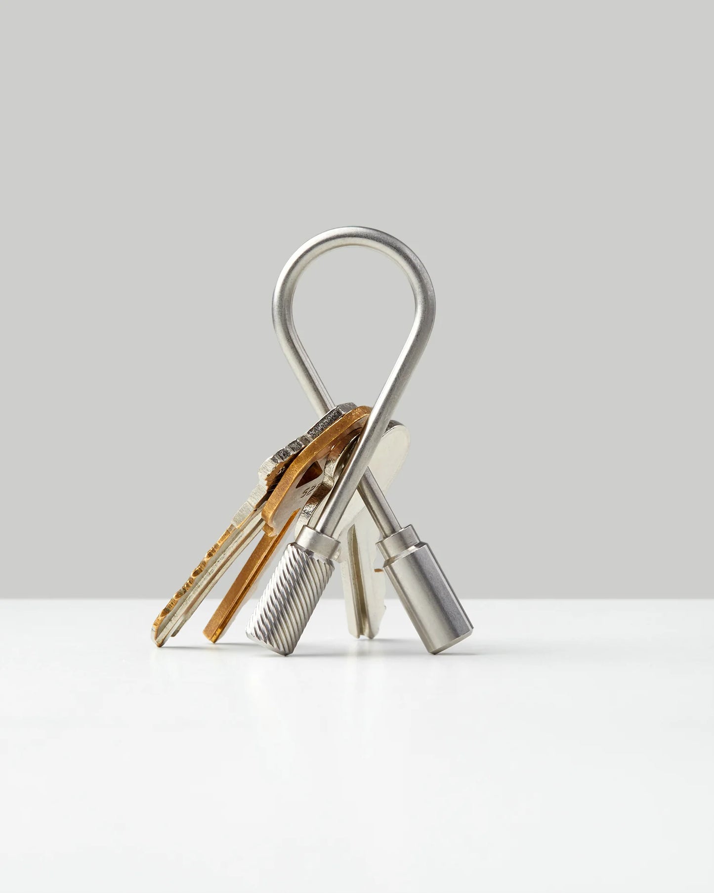 Craighill Closed Helix Keyring - Stainless Steel