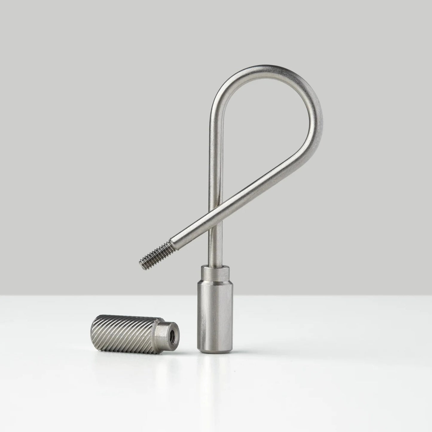 Craighill Closed Helix Keyring - Stainless Steel