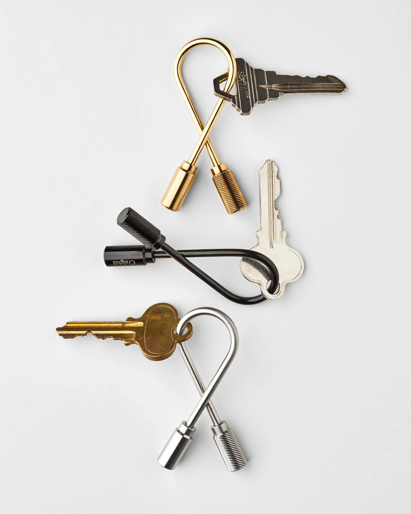 Craighill Closed Helix Keyring - Vapor Black
