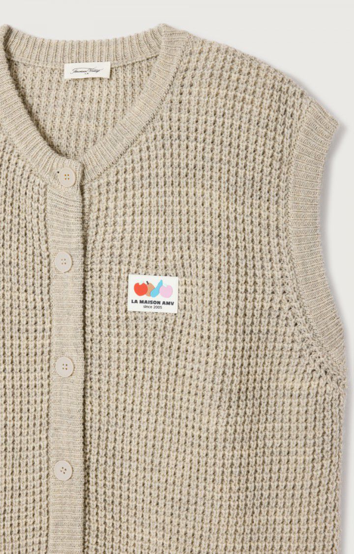 American Vintage Womesn Cardigan Crashway- Mist Melange