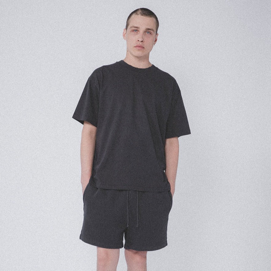 Elwood Oversized Core Tee- Vintage Black