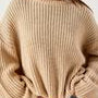 American Vintage Cyrow Sweater-Light Beige Melange