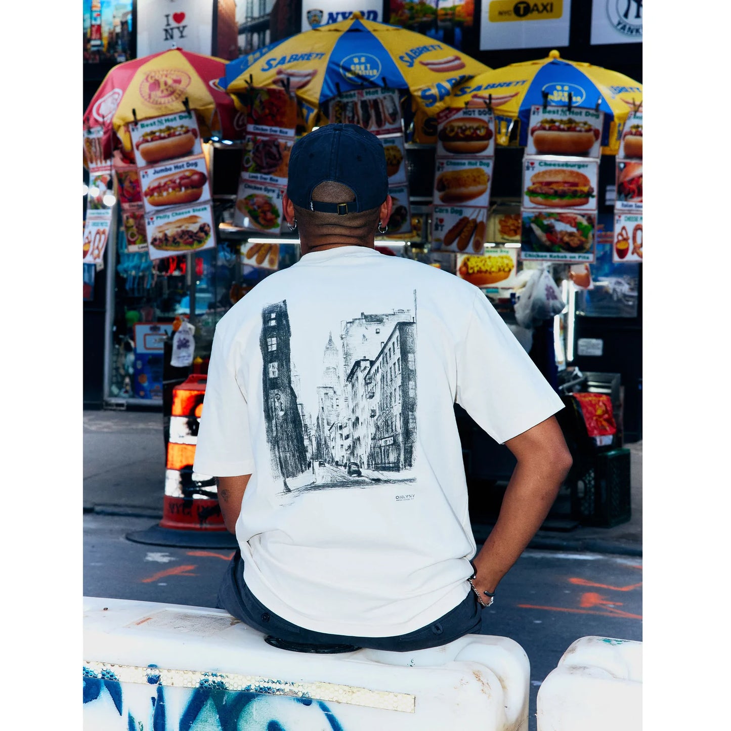 OnlyNY City Charcoal TShirt- Natural