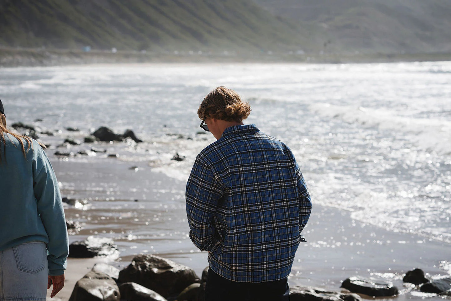 ARIKO LA Bucky Overshirt- Blue /Black