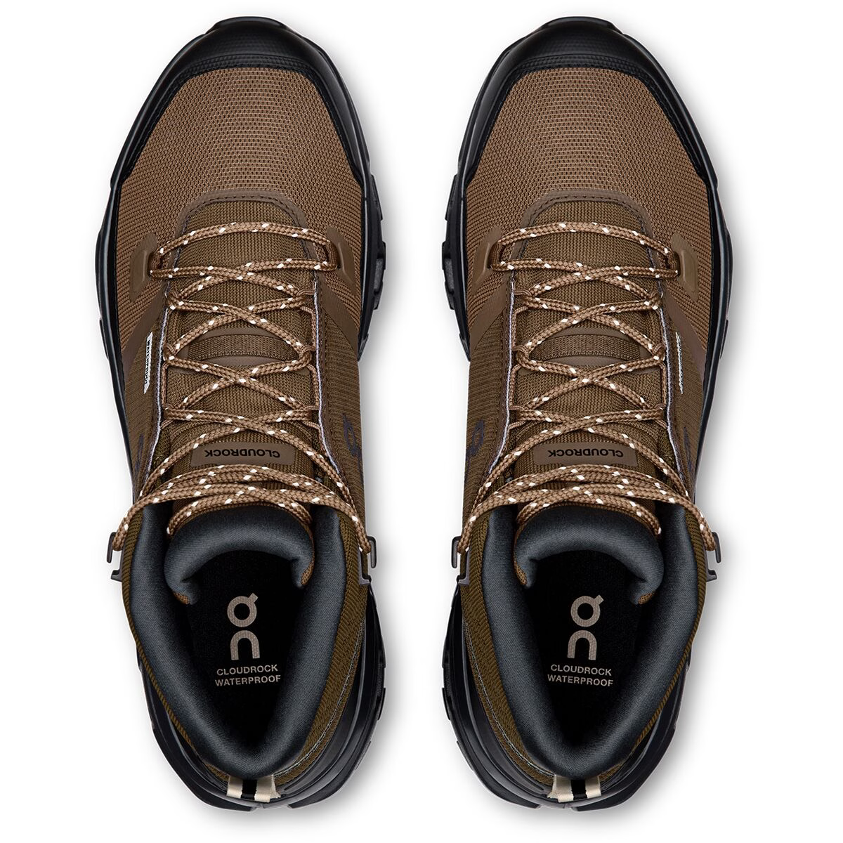 On Cloudrock Mid WP Mens- Earth/ Black