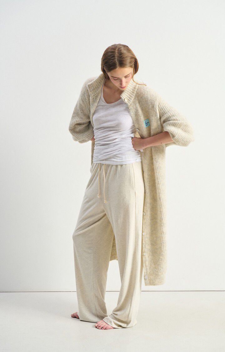 American Vintage Cardigan East- Melange Powder Snow