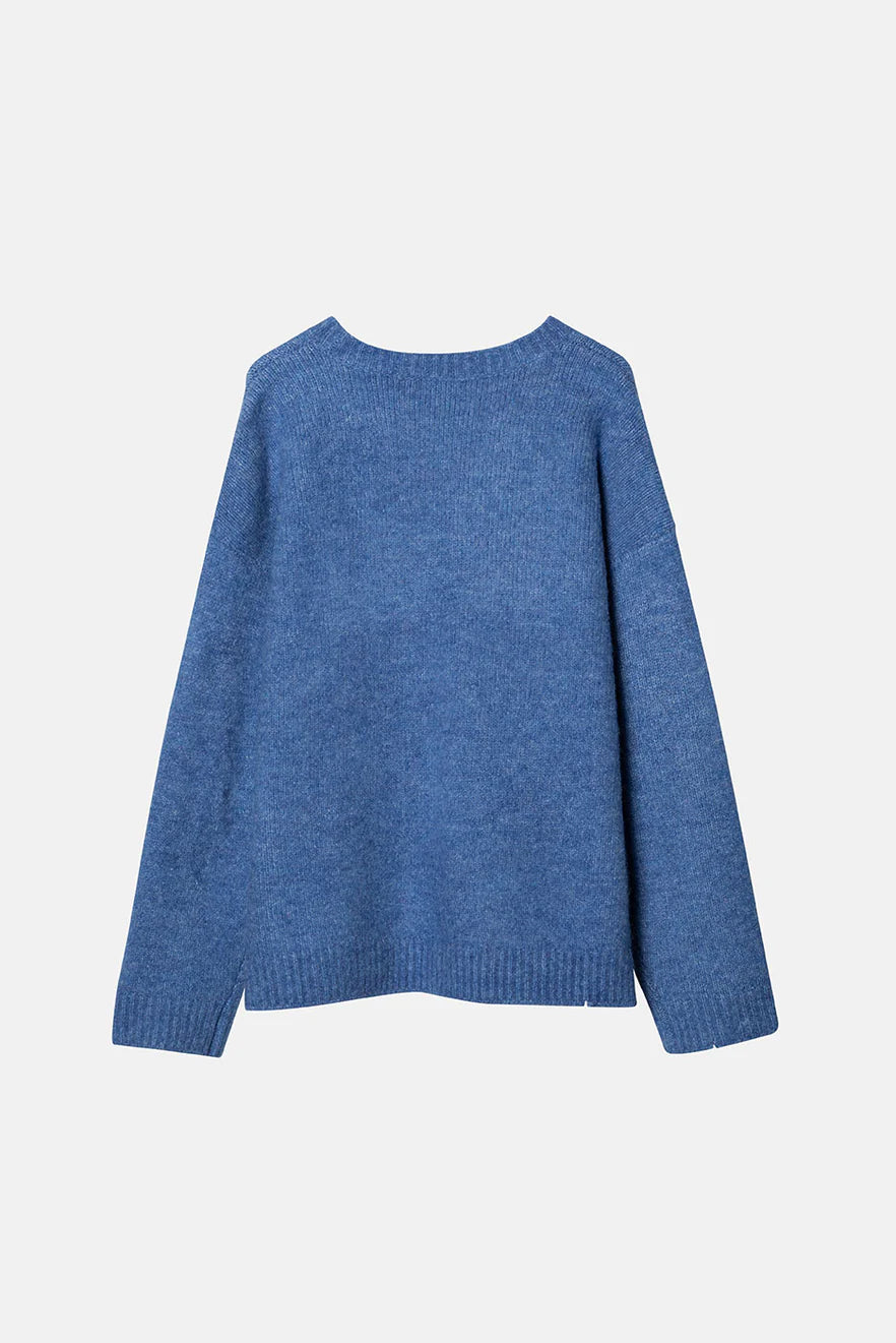 Elwood Clothing Knit Crewneck Sweater - True Blue