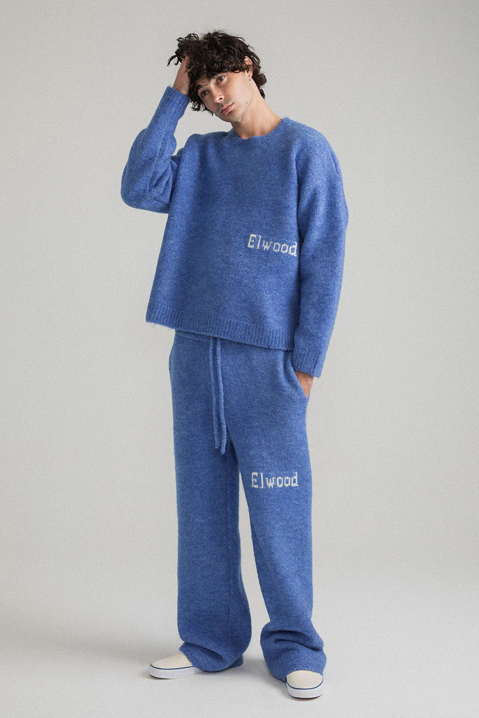 Elwood Clothing Knit Sweater Pant- True Blue