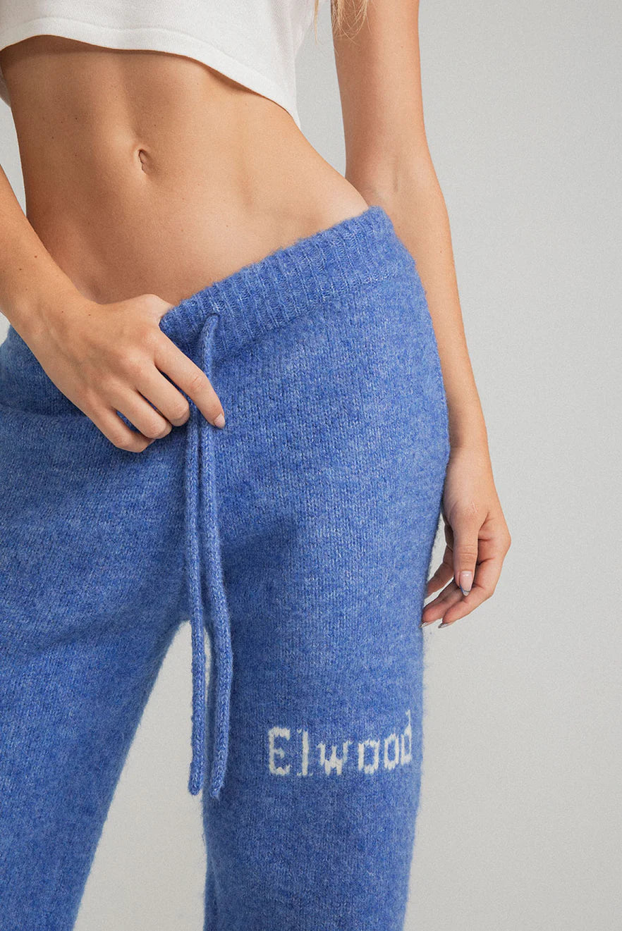Elwood Clothing Knit Sweater Pant- True Blue