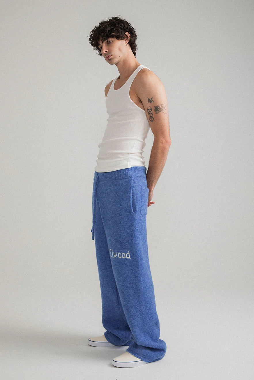 Elwood Clothing Knit Sweater Pant- True Blue