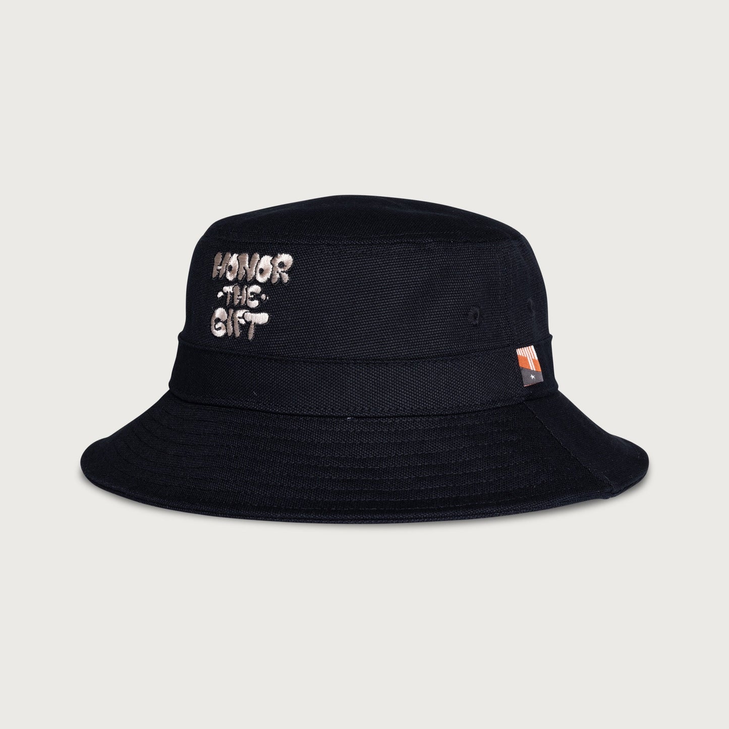 HonorThe Gift Script Bucket Hat-Black