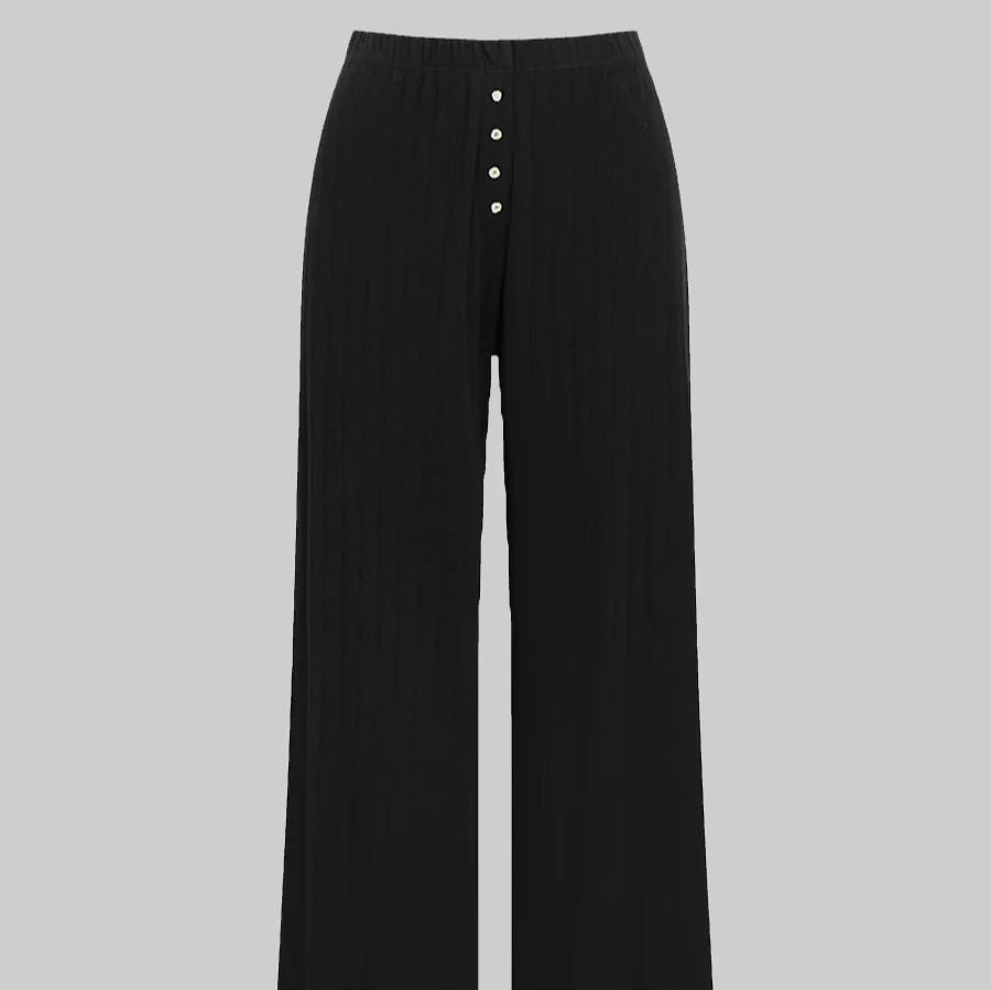 LESET POINTELLE BOXER PANT- Black