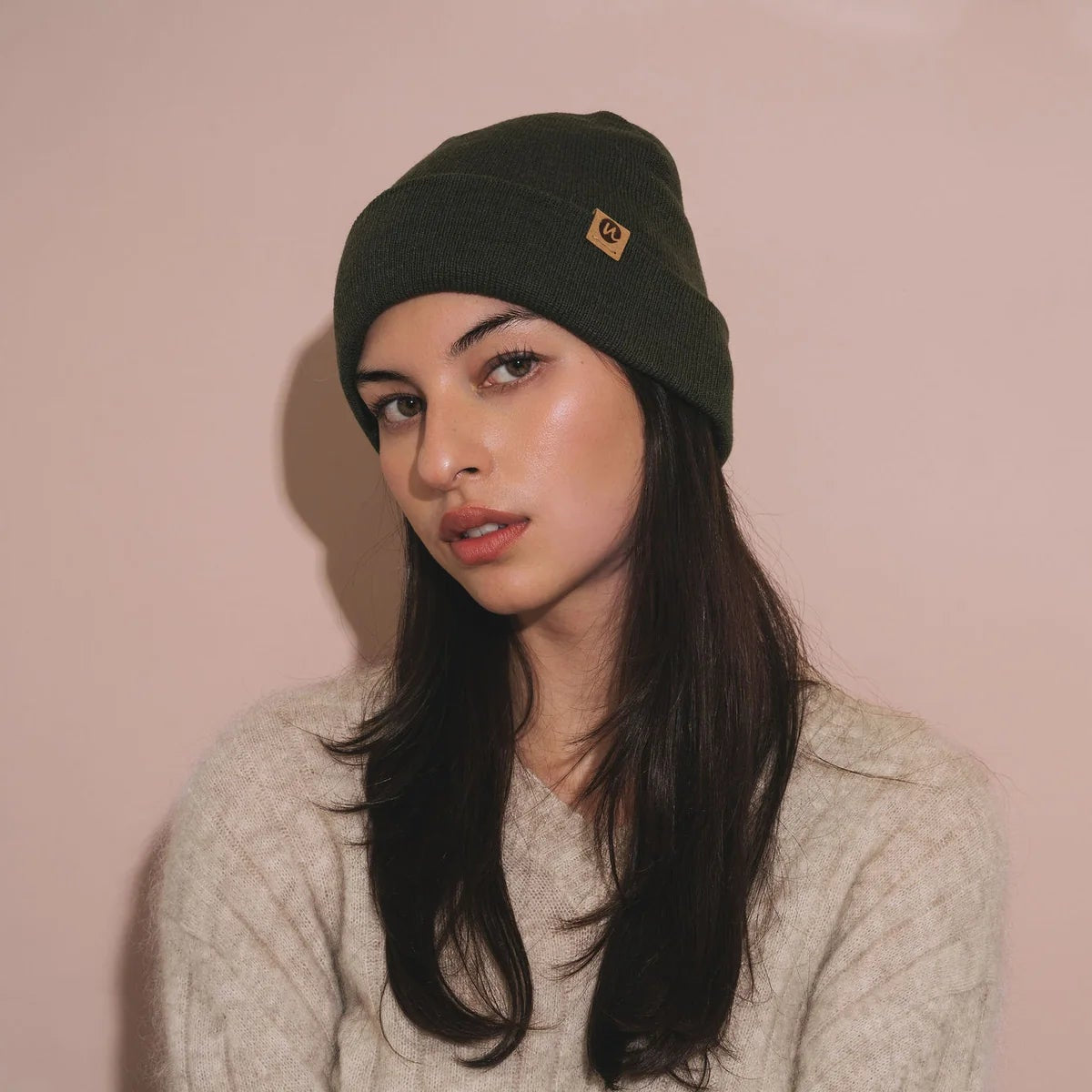 Unified WOOL CUFFED BEANIE-Lavender