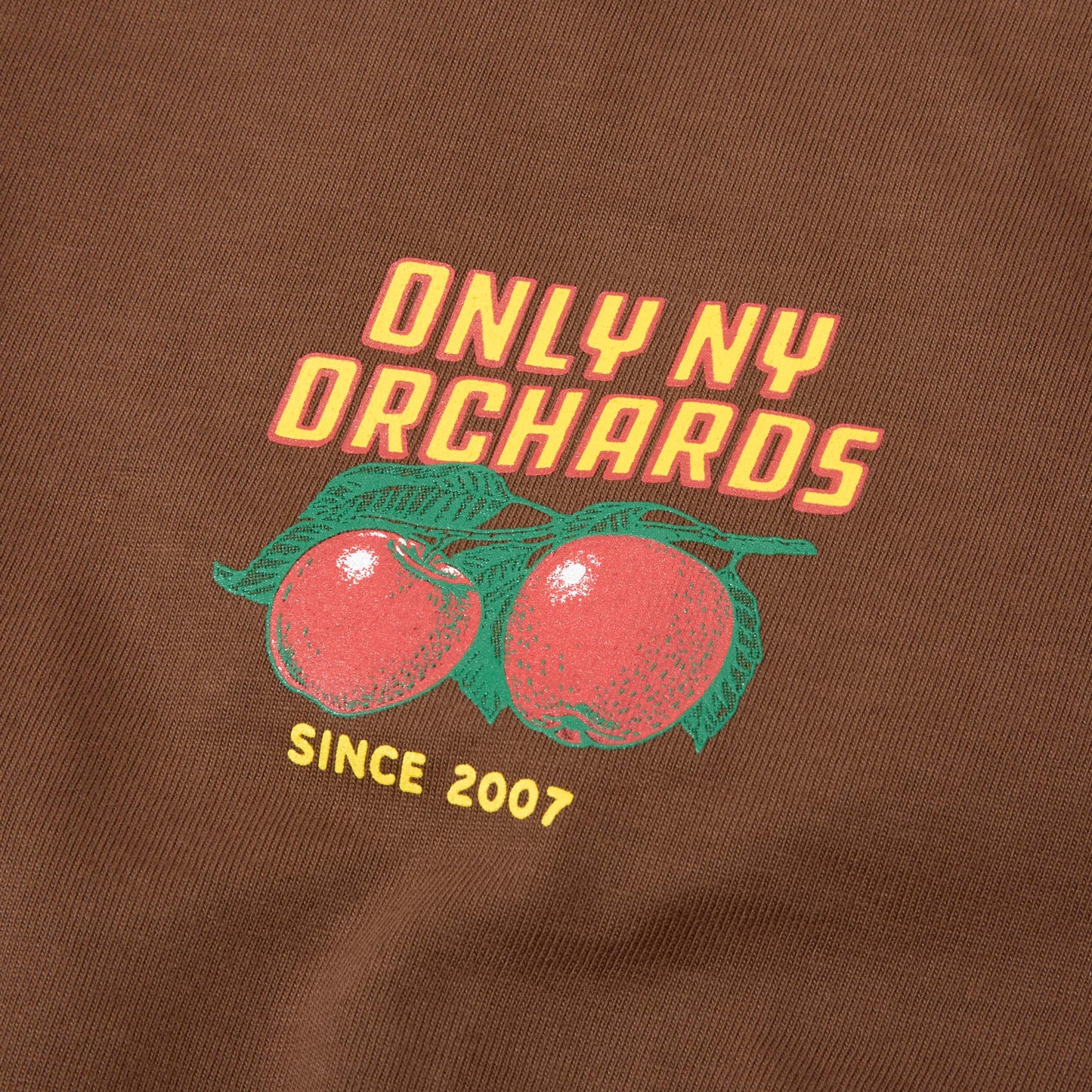 OnlyNY Mens Orchard Tee Shirt- Chocolate