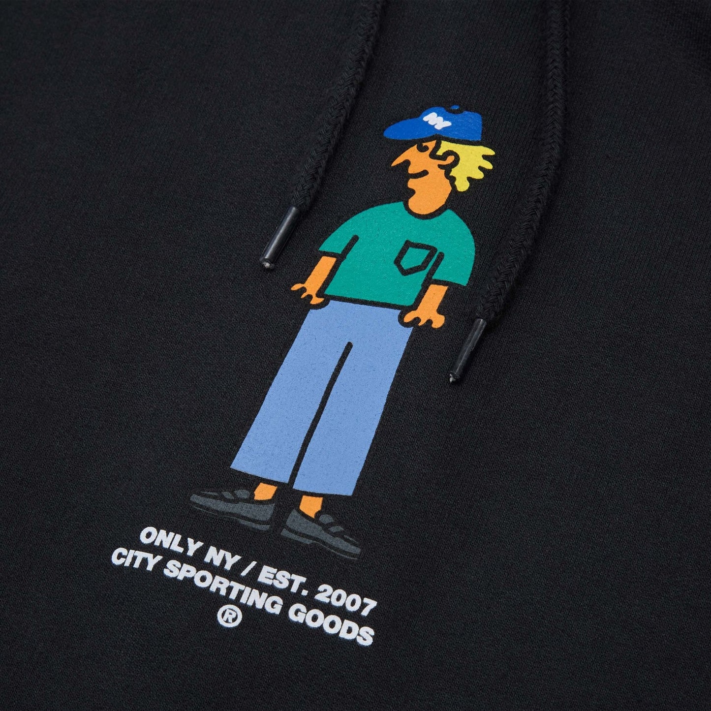 OnlyNY Loafer Guy Hoodie - Vintage Black