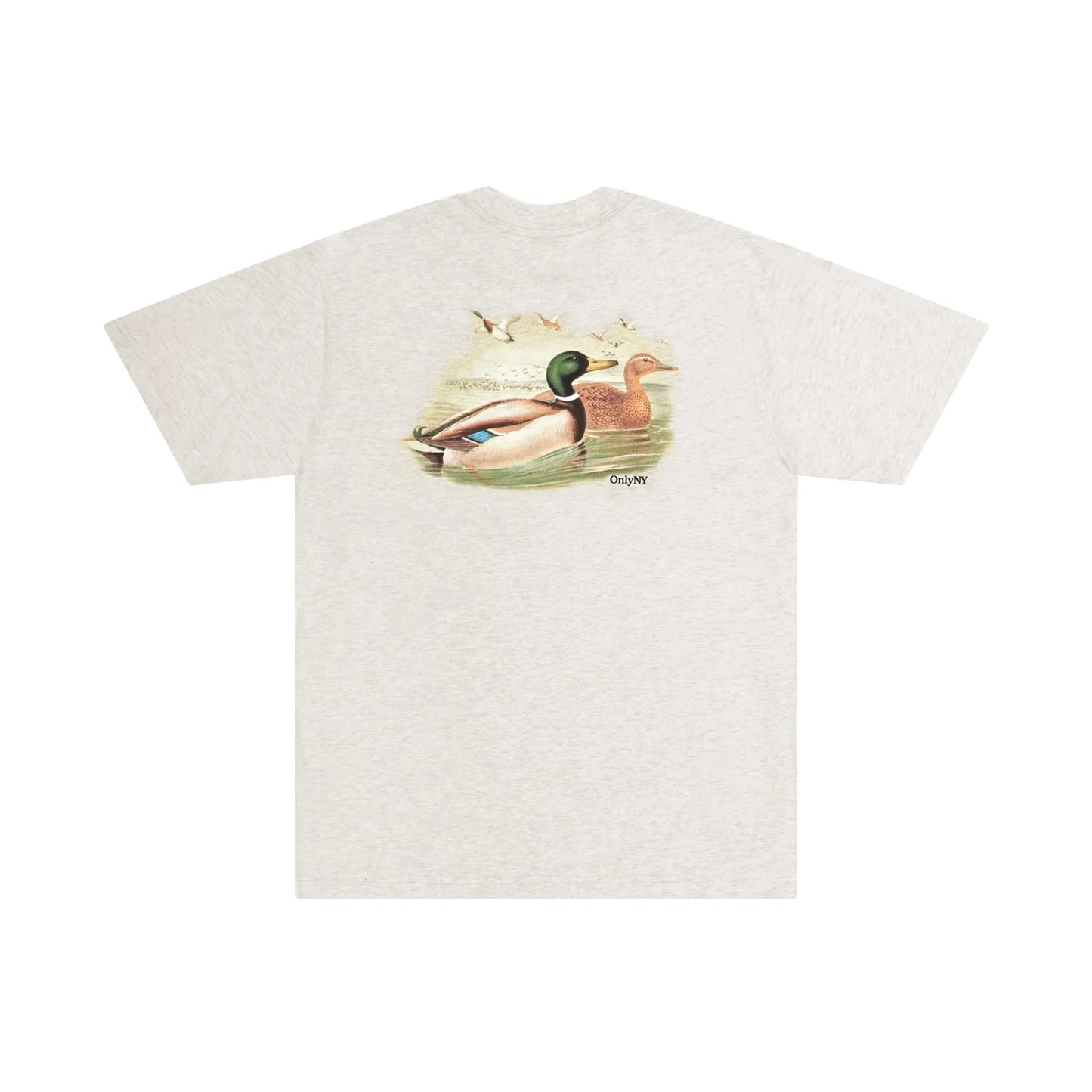 OnlyNY Painted Mallard Tshirt- Oatmeal Heather