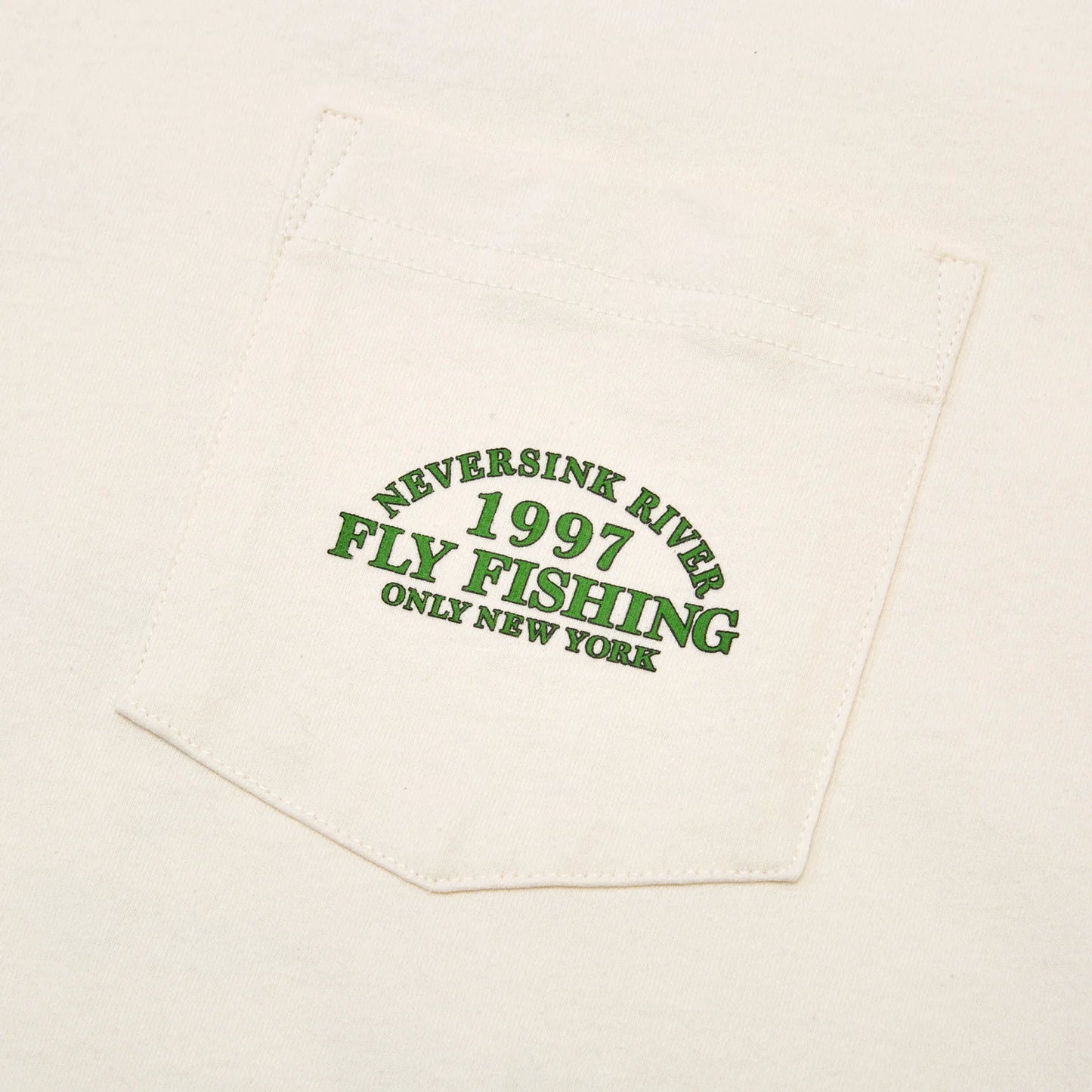 OnlyNY Neversink Trout pocket Tshirt - Natural