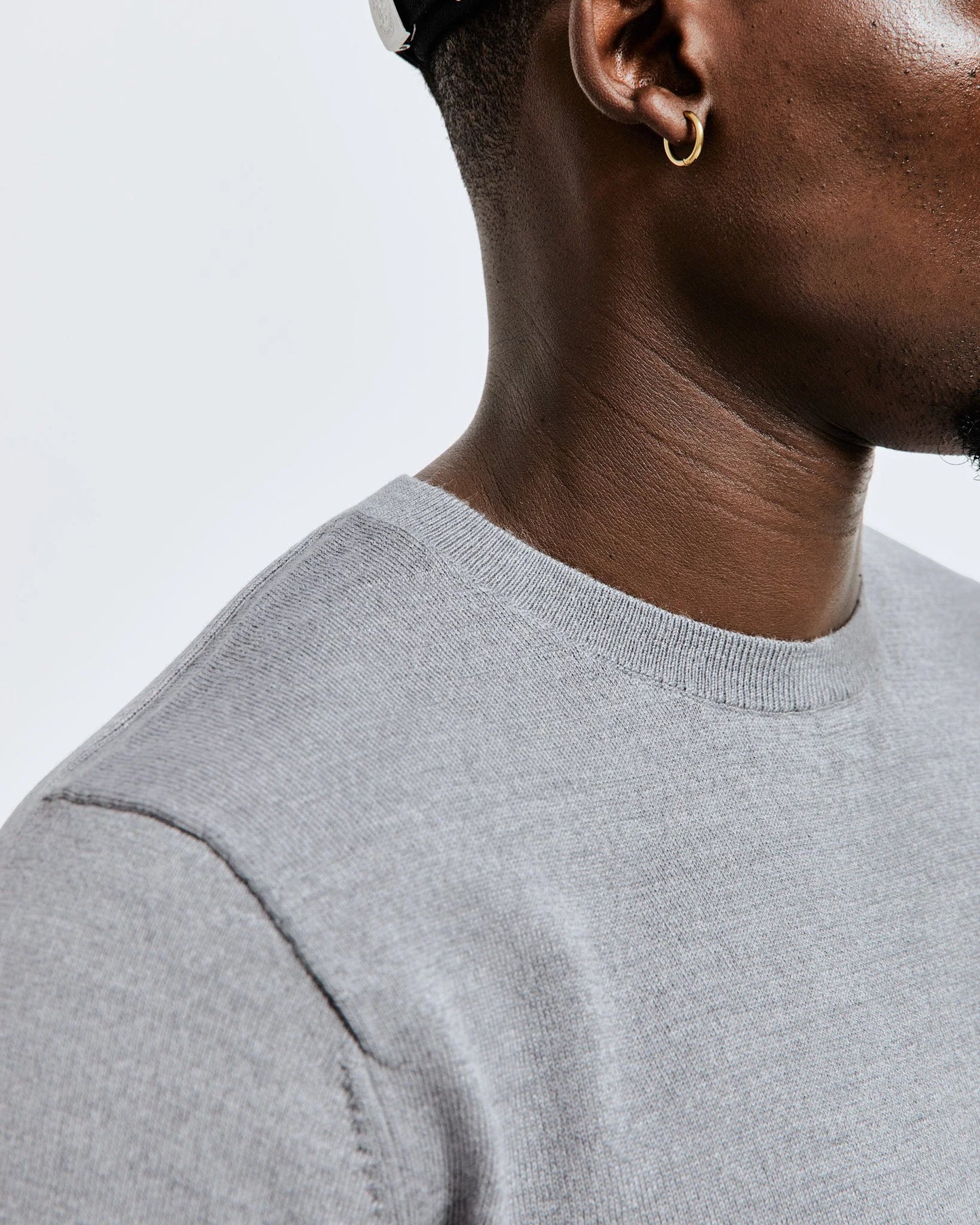 Reigning Champ Lightweight Harry Crewneck Heather Grey