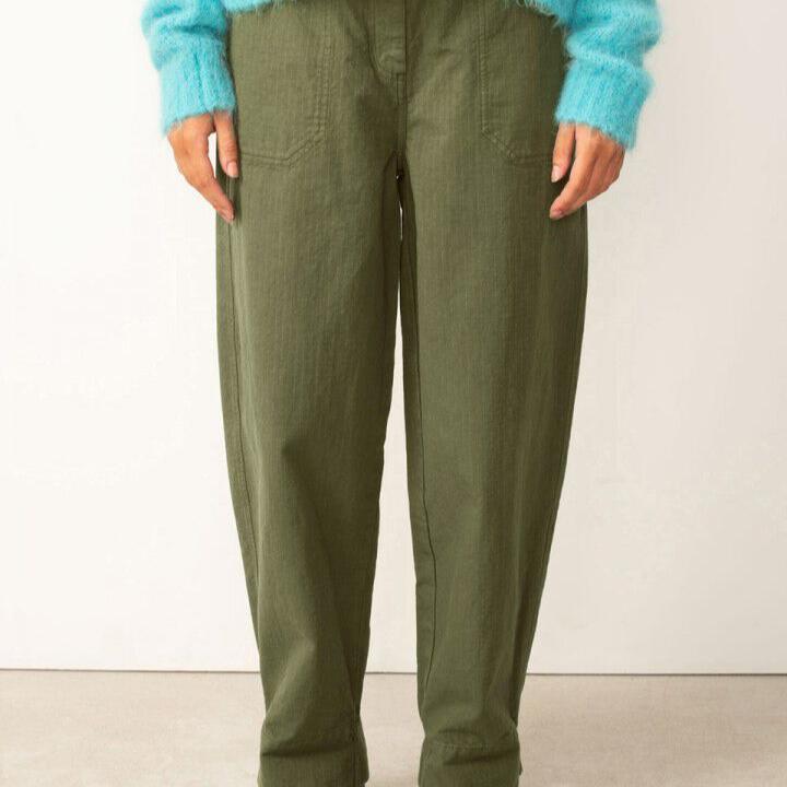 American Vintage Womens Trousers RygBay-Khaki