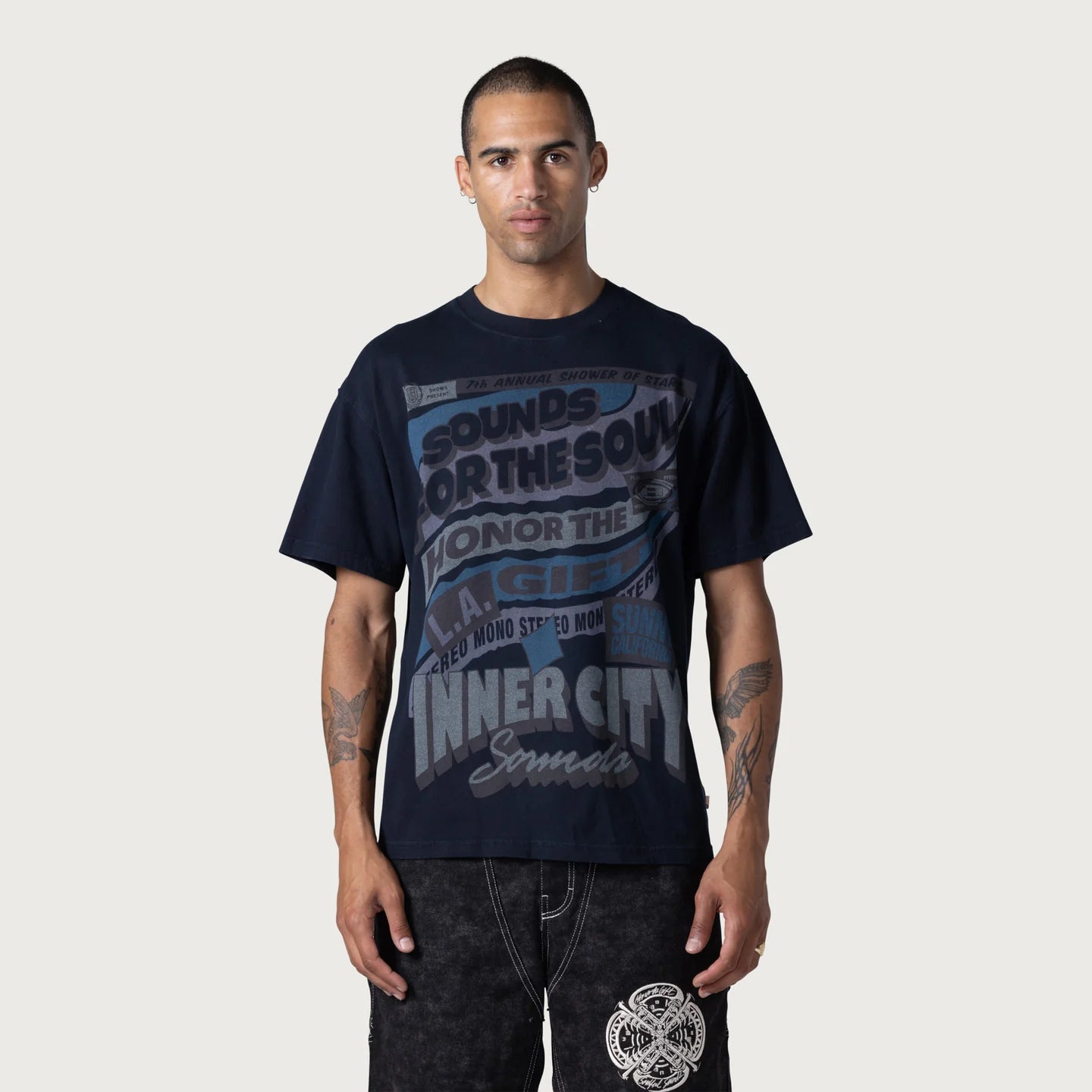 Honor The Gift Sounds For The Soul Tee- Black