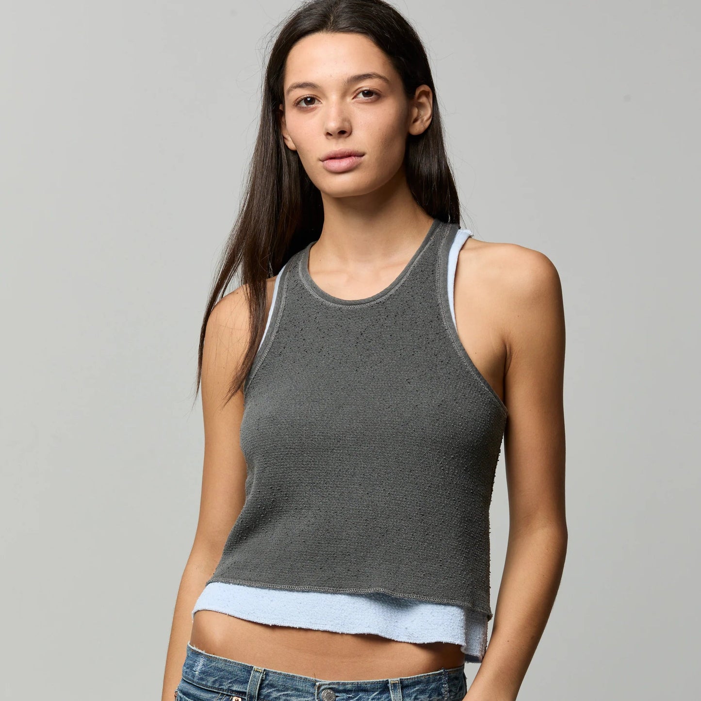 ASHER LA Bree Tank- Off White