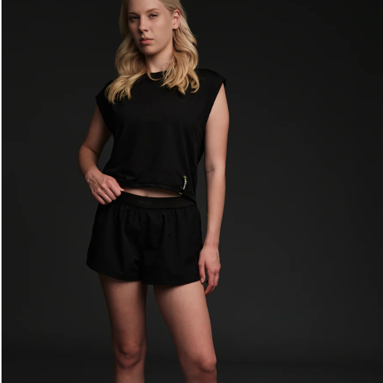 UNITED50 The Canyon Acres Every Day Drop Shoulder Tee- Black