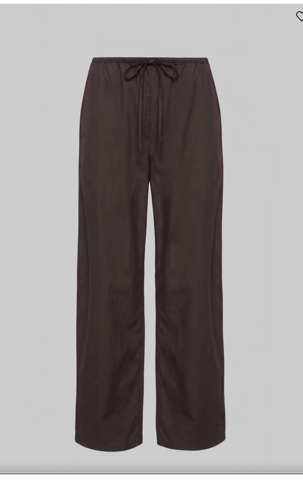 LESET Kyota Drawstring Pant- Chocolate