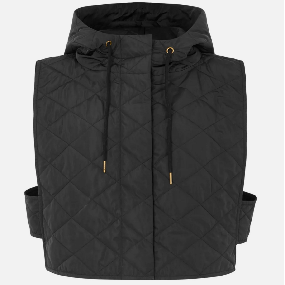 Rabens Saloner NYX Tech quilt vest - Black