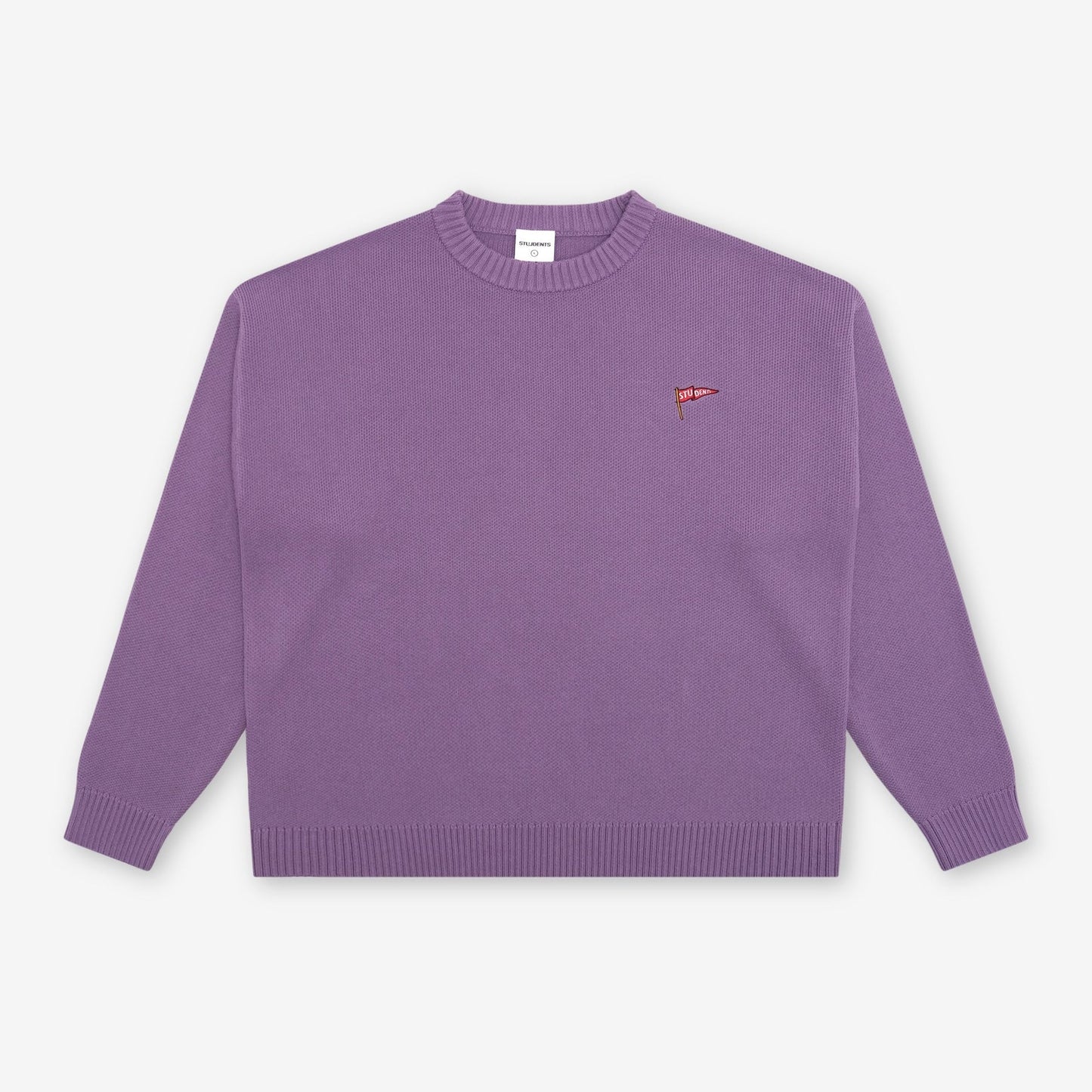 Students Golf Club Raind L/S Cable Knit Crewneck