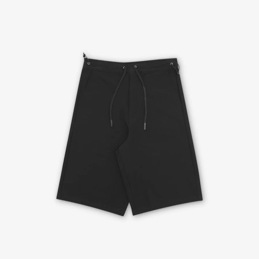 Student Golf Miltons Nylon Baggy Shorts- Black