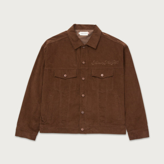 Honor The Gift  Trucker Jacket- Brown