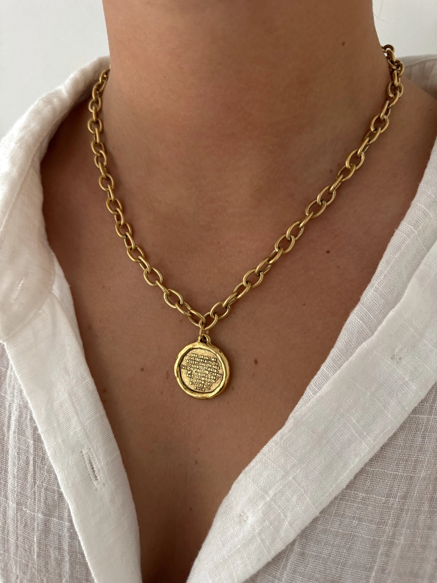 ALV Serenity Prayer Necklace