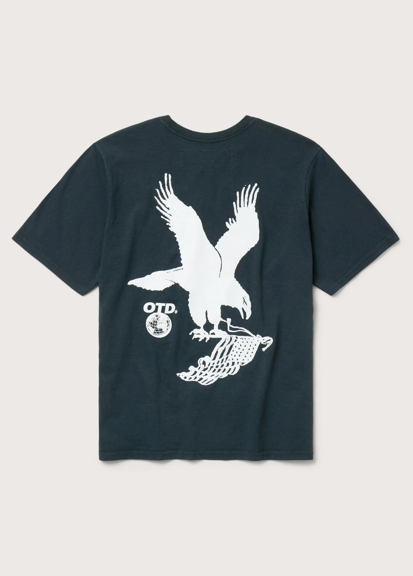 ONE OF THESE DAYS Where Eagles Dare TShirt- Washed Balck