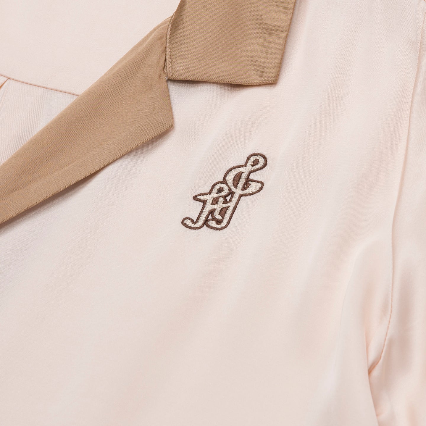 Honor The Gift Womens Notes Camp Shirt-Cream