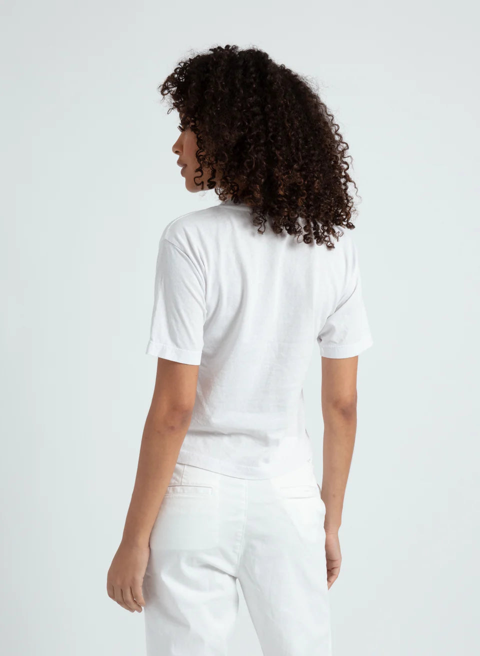 ASKK NY Cropped Tee- Ivory