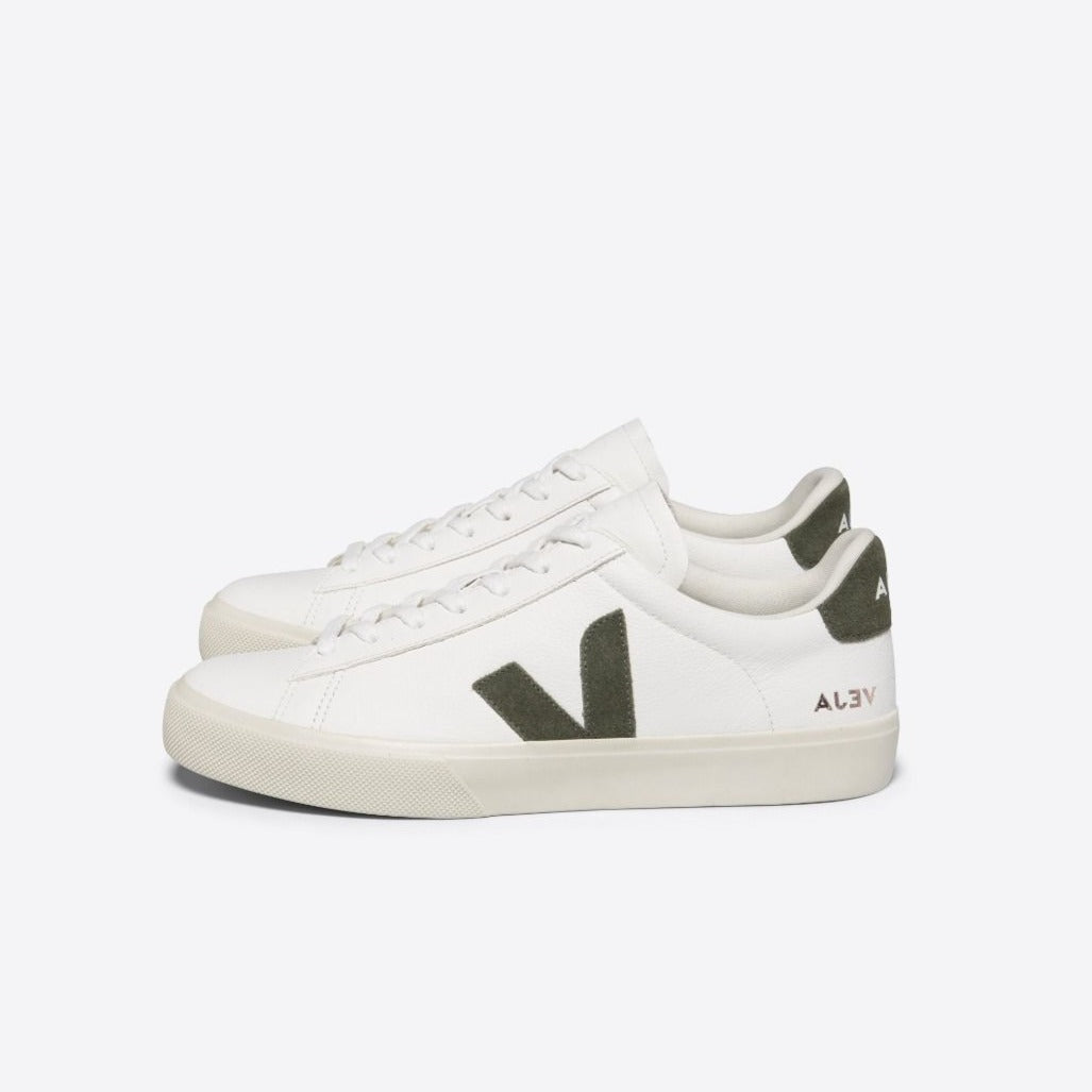 Veja Mens Campo- Extra White Kaki