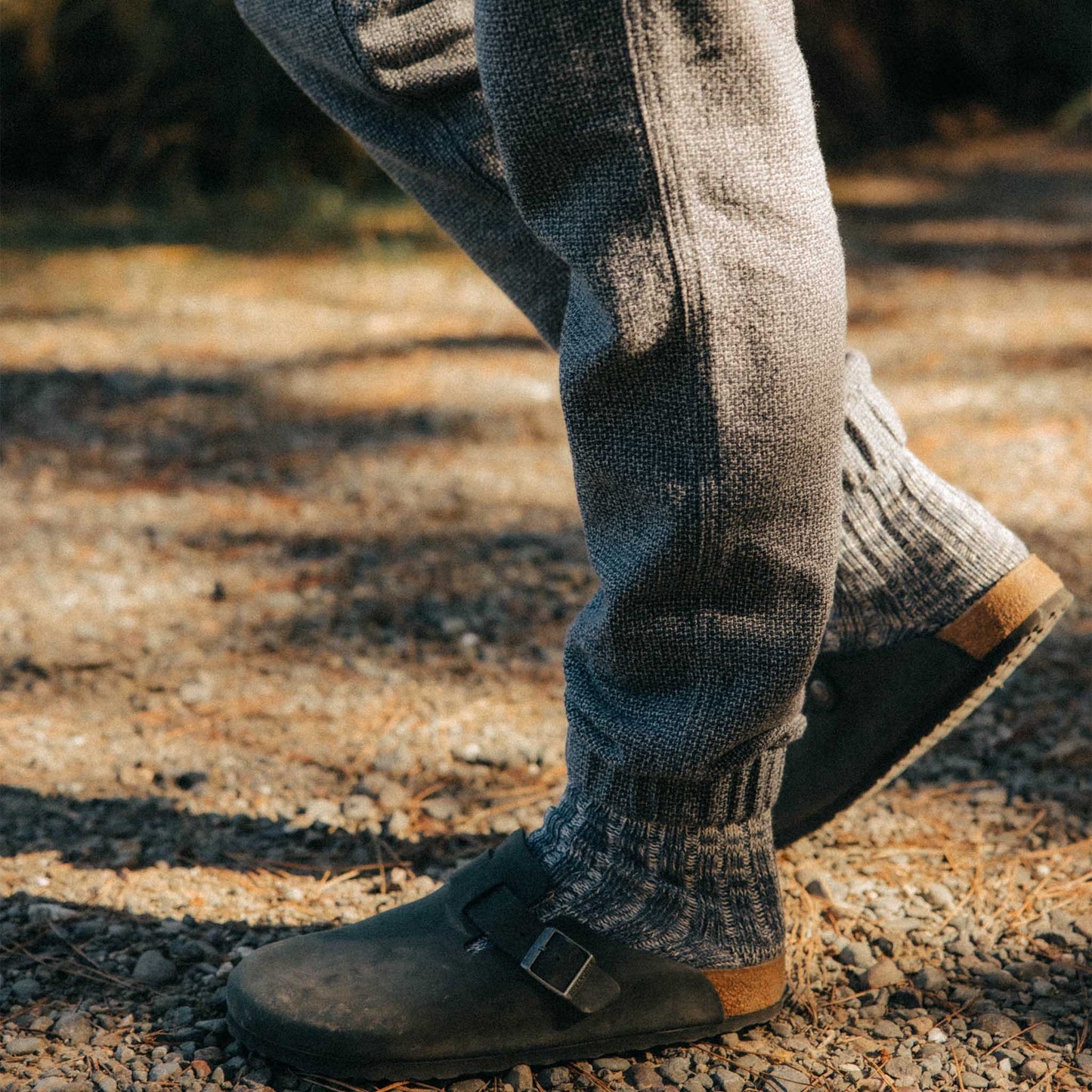 Taylor Stitch The Apres Pant - Navy Linen Tweed
