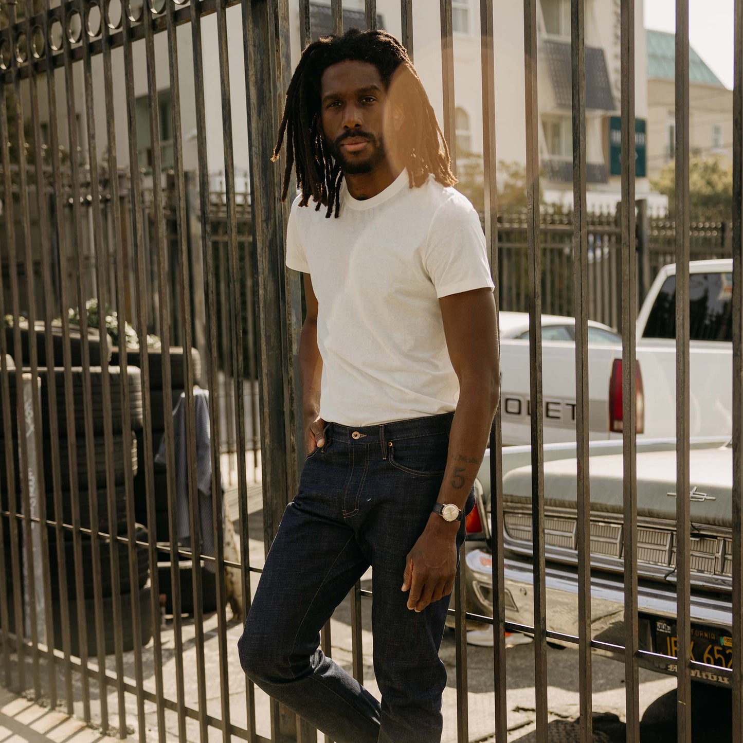 Taylor Stitch The Cotton Hemp Tee- Natural