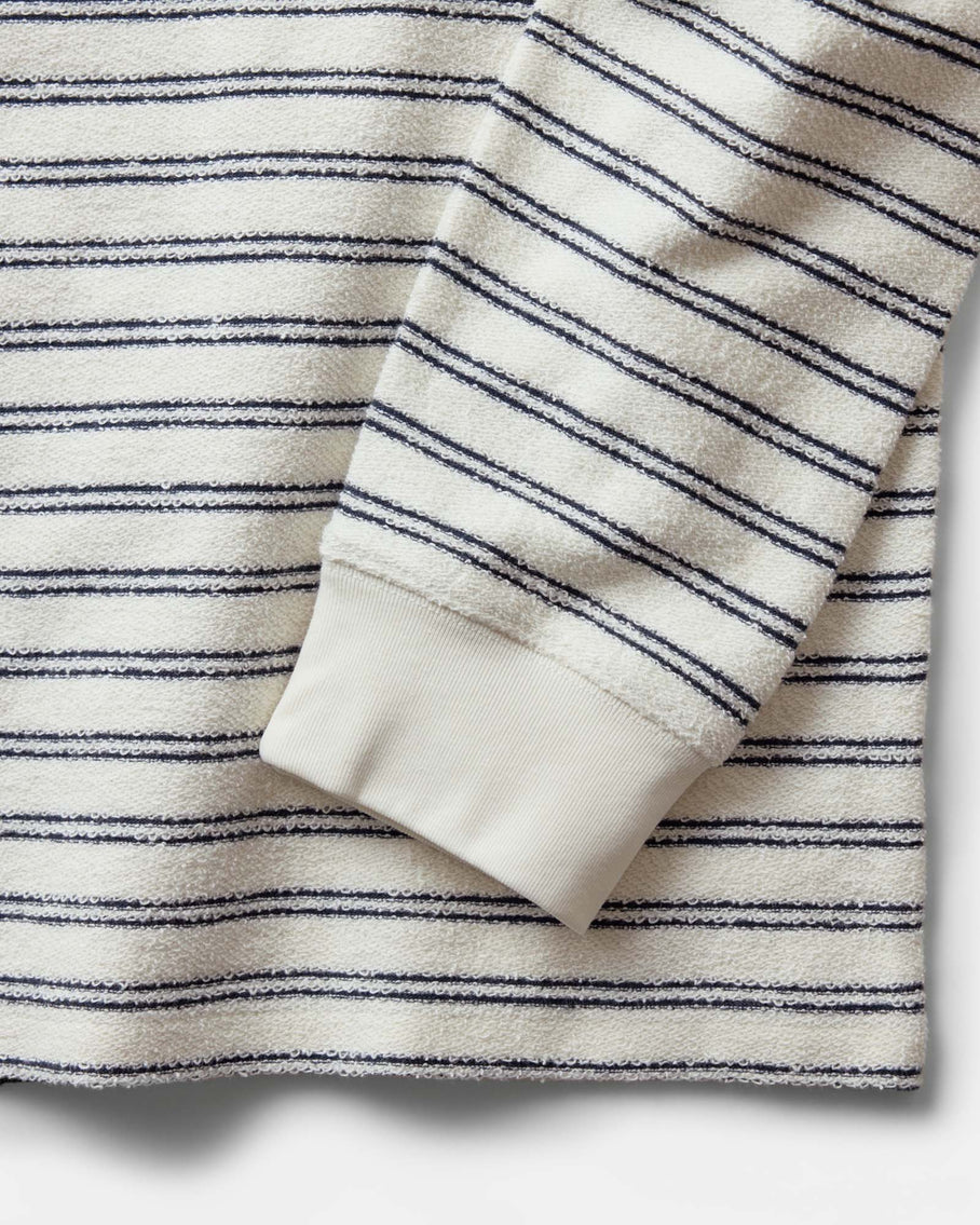 Taylor Stitch Hooper Crew- Marine Stripe