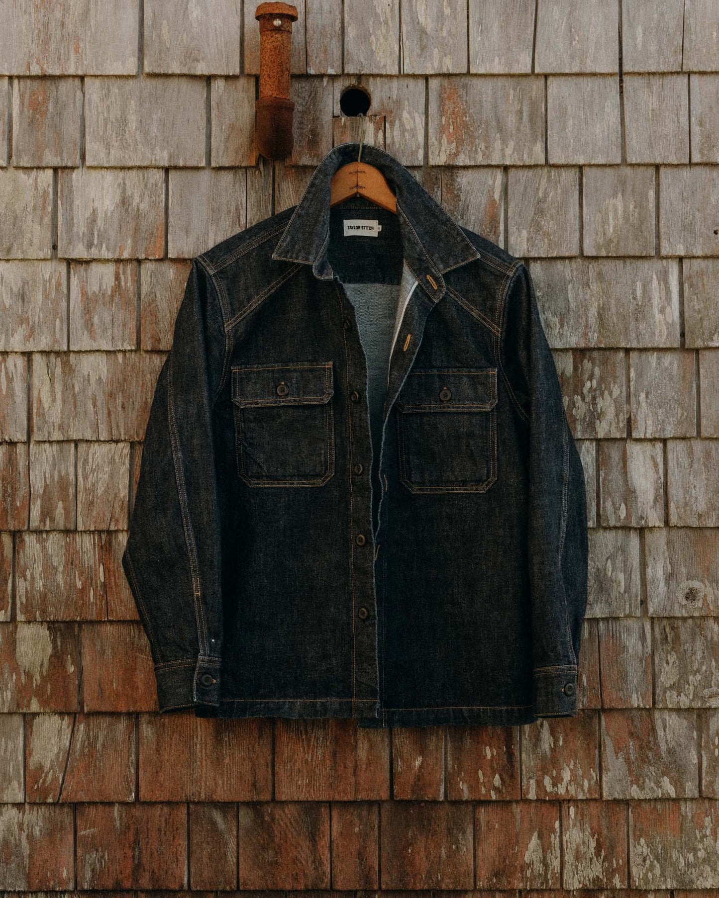 Taylor Stitch The Shop Shirt-Rinsed Indigo Selvedge