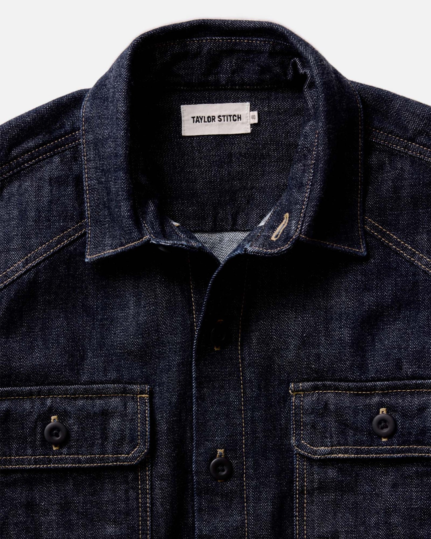 Taylor Stitch The Shop Shirt-Rinsed Indigo Selvedge