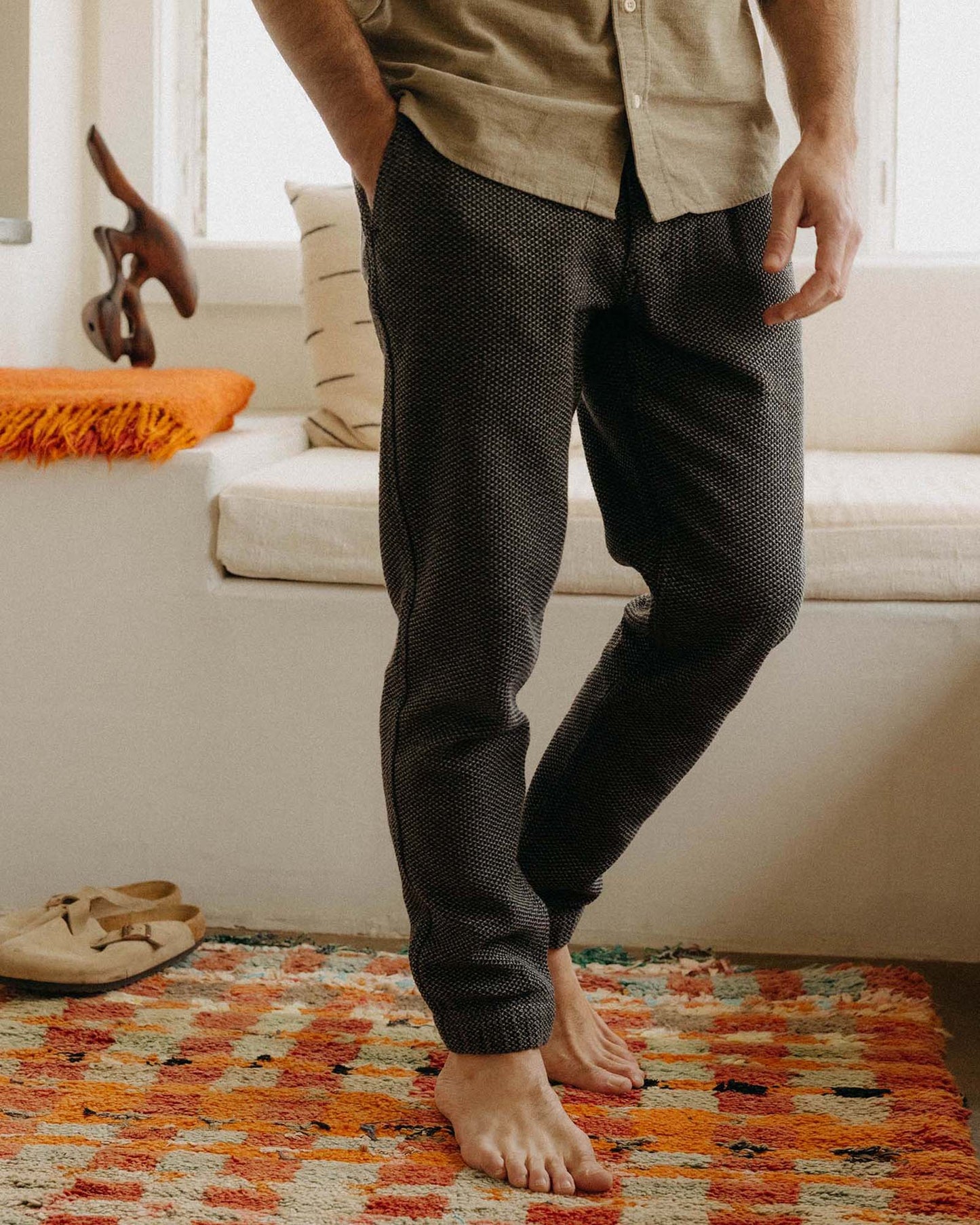 Taylor Stitch The Apres- Charcoal Sashiko