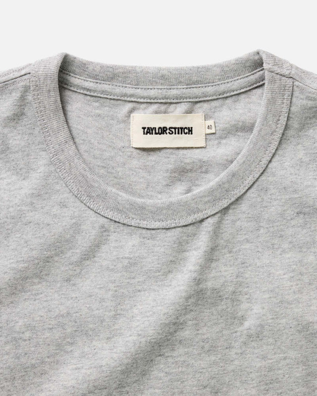 Taylor Stitch The Organic Tee- Heather Gray