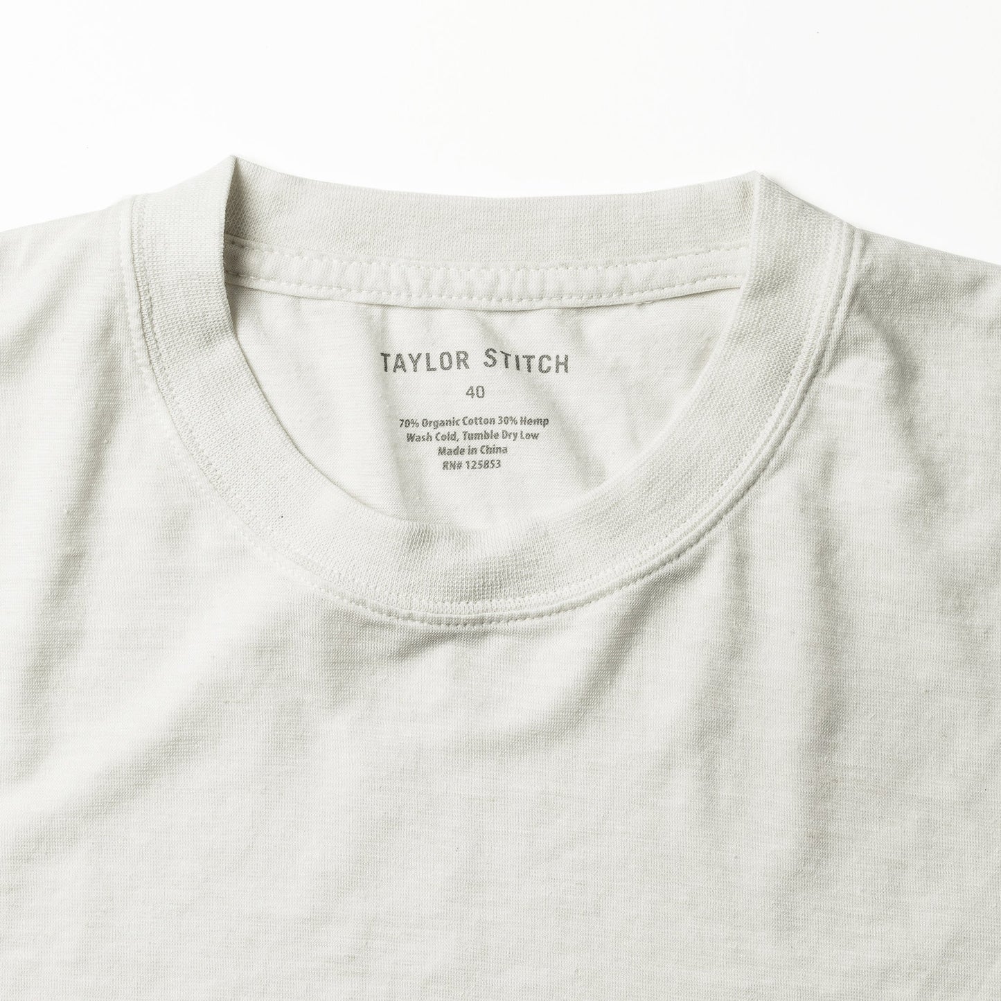Taylor Stitch The Cotton Hemp Tee- Natural