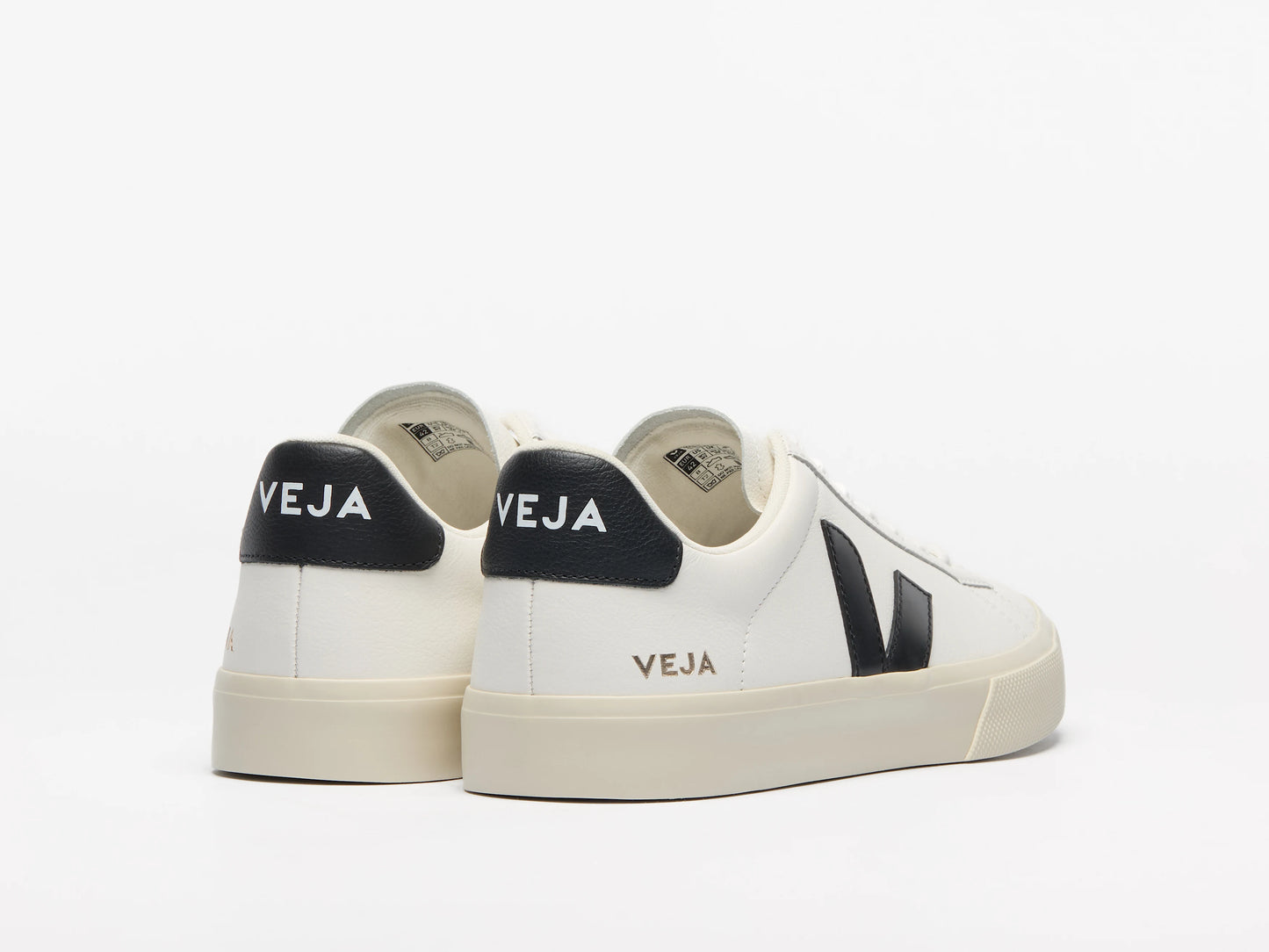 Veja Mens Campo Leather- Extra White Black